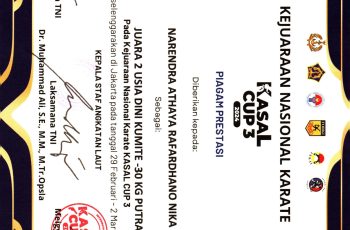 Kejuaraan Nasional Karate KASAL CUP 3