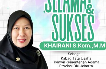 Pelantikan Kepala bagian Tata Usaha Khairani S. Kom, MM