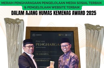 Kemenag DKI Jakarta Raih Tiga Penghargaan Humas Terbaik
