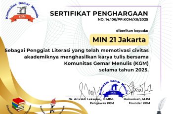 PENGHARGAAN PENGGIAT LITERASI